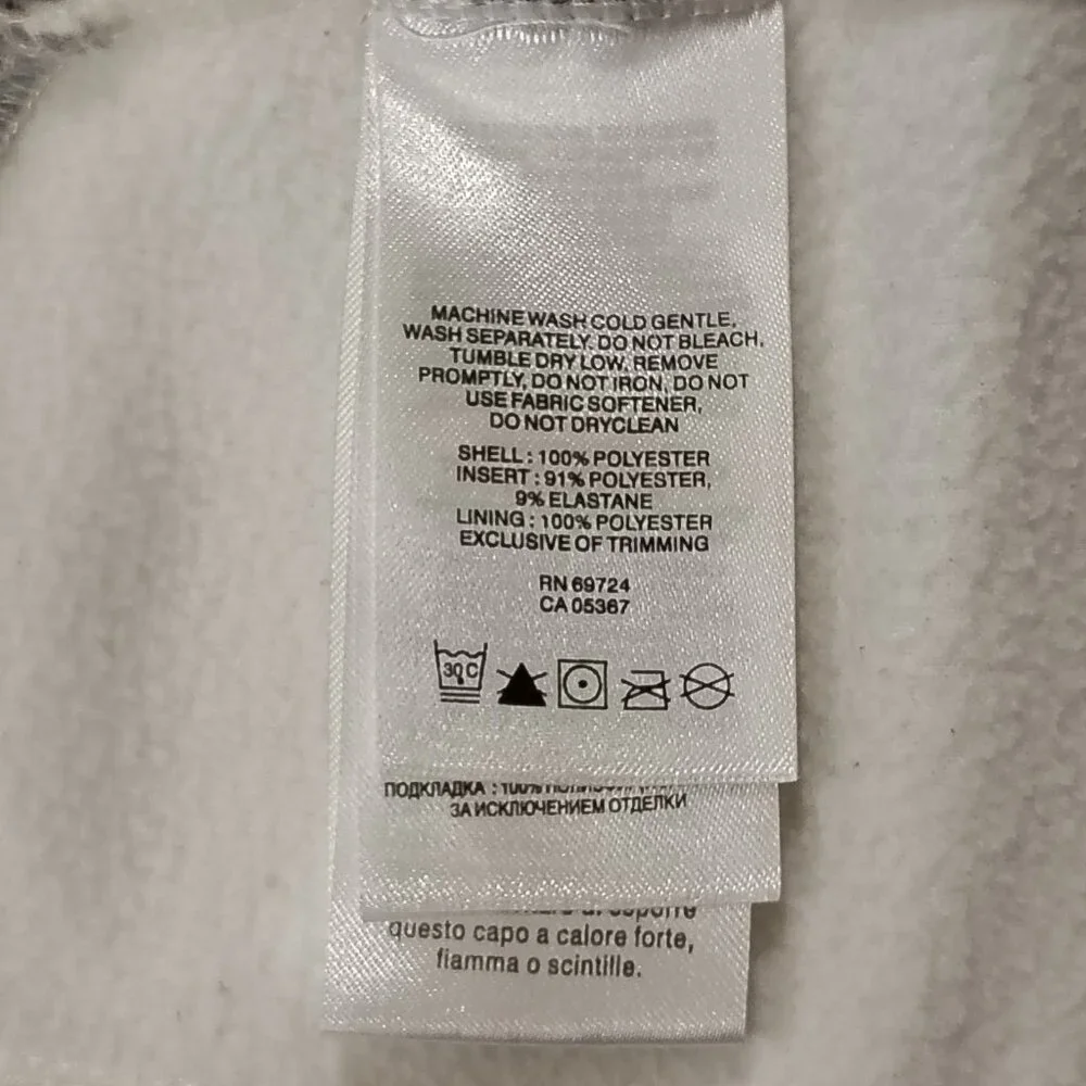 Columbia Sportswear Full Zip Fleece Jacket Womens Size Medium White Gray Pockets - Picture 9 of 16